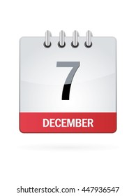 December 7 Calendar Icon