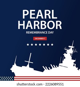 December 7, National Pearl Harbor Remembrance Day banner