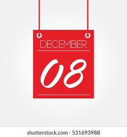 December 8th - hanging calendar