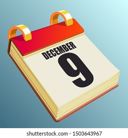 9 de diciembre en el calendario rojo