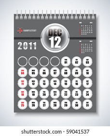 December - Calendar Design 2011