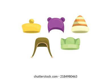 December With Christmas Hat Illustration