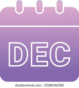 Icono o ilustración de diciembre para Diseños de calendario con temas de invierno, con planificación estacional, recordatorios mensuales y programación de Festiva para diciembre