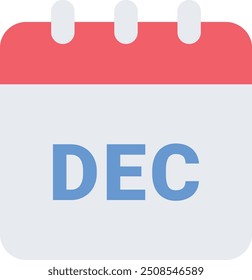 Icono o ilustración de diciembre para Diseños de calendario con temas de invierno, con planificación estacional, recordatorios mensuales y programación de Festiva para diciembre