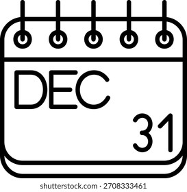 Icono de diciembre para su proyecto