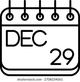 Icono de diciembre para su proyecto