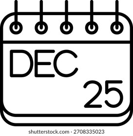 Icono de diciembre para su proyecto