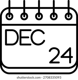 Icono de diciembre para su proyecto