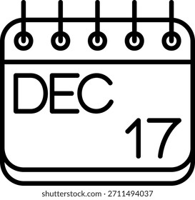 Icono de diciembre para su proyecto