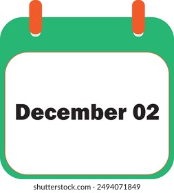 December Month Date 02 | Icon Design