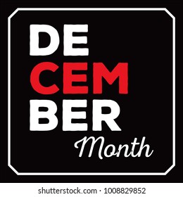 december month design