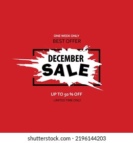  DECEMBER SALE 50% Design Of The Sale Banner Layout SET	