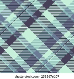 December seamless pattern background, expensive check textile vector. Popular fabric tartan texture plaid in pastel and light colors palette.