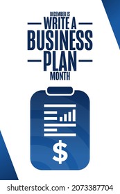 Diciembre es escribir un mes de plan de negocios. Concepto de vacaciones. Plantilla para fondo, banner, tarjeta, afiche con inscripción de texto. Ilustración del vector EPS10
