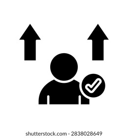 Decency Glyph Icon Vector Illustration