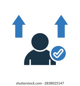 Decency Mixed Color Icon Vector Illustration