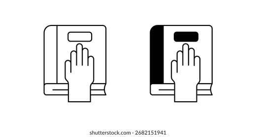 Decency set icon with white background vector stock illustration