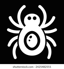 Decent circular shape spider for pest control promotion or different other related spider logo