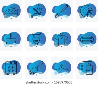 decent Cleaning icon isolated on background
         