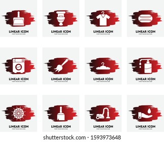 decent Cleaning icon isolated on background
         