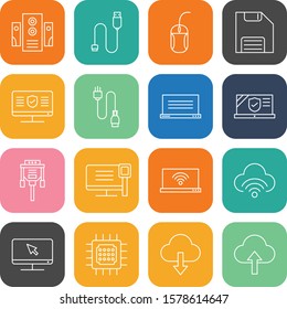 decent  System Hadware icon isolated on background
         