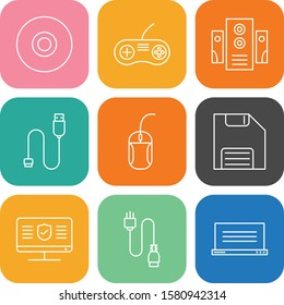  decent  System Hadware icon isolated on background
        