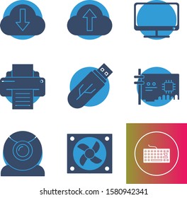 decent  System Hadware icon isolated on background
        