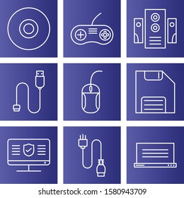  decent  System Hadware icon isolated on background
        
