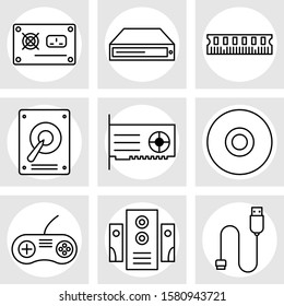 decent  System Hadware icon isolated on background
        