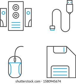 decent  System Hadware icon isolated on background
         