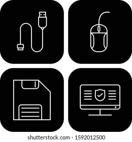 decent  System Hadware icon isolated on background
         