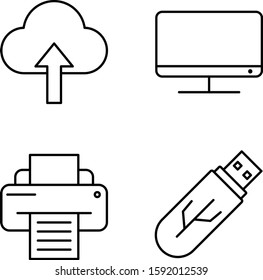decent  System Hadware icon isolated on background
         