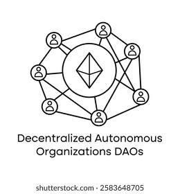 Decentralized Autonomous Organizations – Network Representing Collective Decision-Making Systems