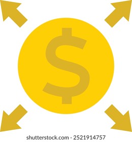 Decentralized Finance (DeFi) Icon or Illustration Representing Blockchain and Financial Independence