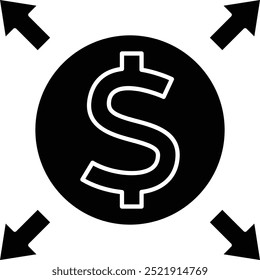 Ícone ou Ilustração de Finanças Descentralizadas (DeFi) Representando Blockchain e independência financeira