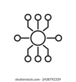 Decentralized Icon - Centralized Icon