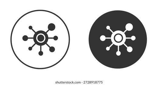 Diseños de Vector de Clipart de iconos descentralizados para proyectos gráficos