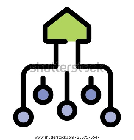 Decentralized network expanding, with multiple nodes connecting to central hub, symbolizing growth and interconnectedness in a distributed system