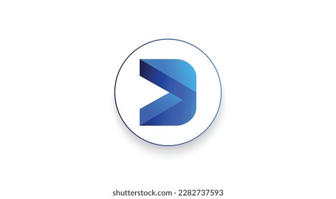 Decentralized Social, DESO cryptocurrency logo on isolated background with copy space. 3d vector illustration of Decentralized Social, DESO Token icon banner design concept. svg