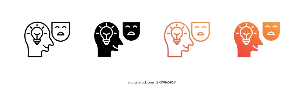 Deception Multiple Style Icon Set