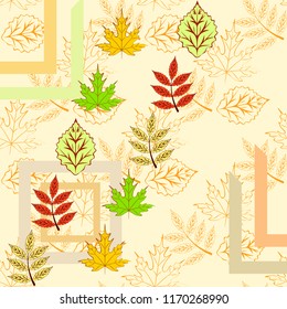 deciduous autumn vector background