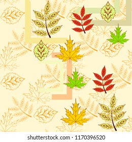 deciduous autumn vector background