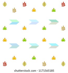 deciduous autumn vector background