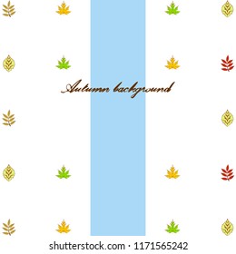 deciduous autumn vector background