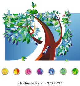 deciduous broad-leaved tree