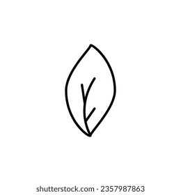 Madera caduca Thin Line Image. Perfecto para el diseño, infografía, sitios web, aplicaciones. 
