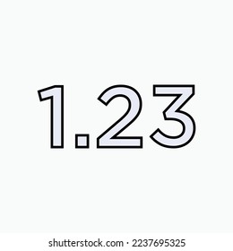 Decimal Icon. Digit, Float, Fraction. Number, Numeral, Numeric Symbol.