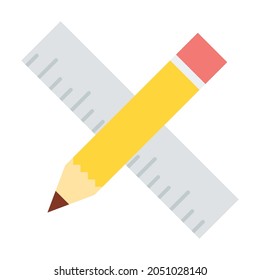 Decimal ruler flat vector icon which can easily modify or edit 