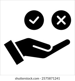 Decision Facilitation Icon Element For Design