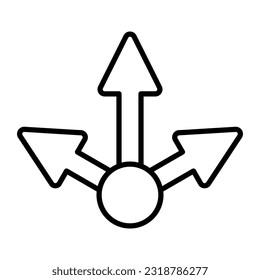 Decision Icon for Choice and Decision-Making